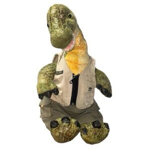 Build-A-Bear Dinosaur Dino with Outfit Green Scales Ranger Plush Stuffed Animal